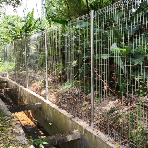 Security Fencing At Lagoon Perdana Apartment