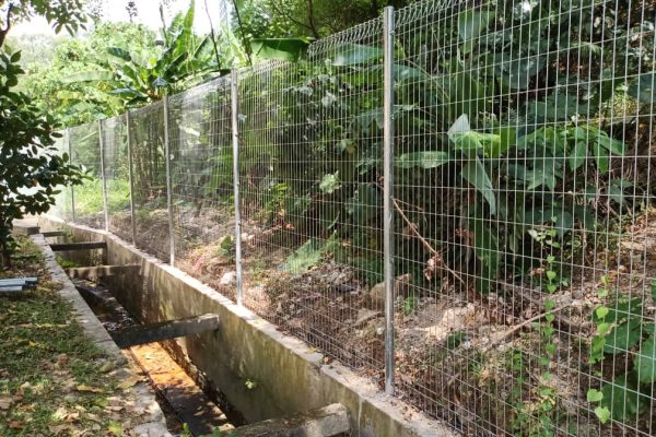 Security Fencing At Lagoon Perdana Apartment